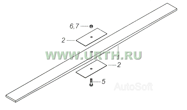 4308-2913012-10 Рессора дополнительная